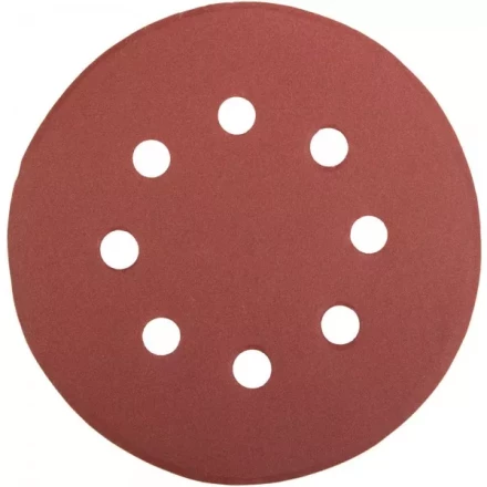 Круг шлифовальный универсальный STAYER "MASTER" из абразивной бумаги на велкро основе, 8 отверстий, Р320, 115мм, 5шт 35450-115-320 купить в Нижневартовске