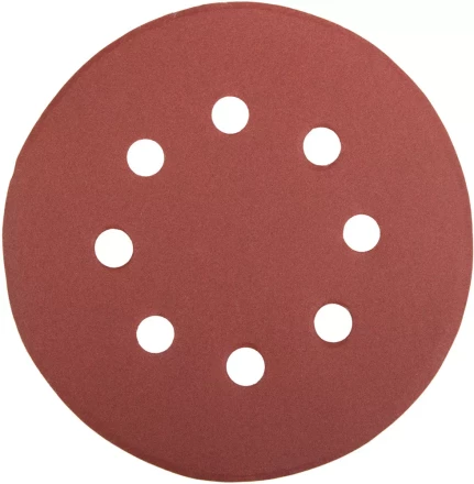 Круг шлифовальный универсальный STAYER "MASTER" из абразивной бумаги на велкро основе, 8 отверстий, Р320, 115мм, 5шт 35450-115-320 купить в Нижневартовске