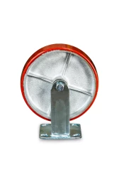 Колесо большегрузное неповоротное FCp 80 200 мм полиуретановое (N) 1024155