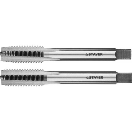 Комплект метчиков STAYER &quot;MASTER&quot;, сталь 9ХС, М12х1,5, 2 шт 28025-12-1.5-H2 купить в Нижневартовске