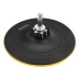 Тарелка опорная для дрели и УШМ с липучкой, 125 мм, твердая, с адаптером c М14 на d8 Denzel 76254 купить в Нижневартовске