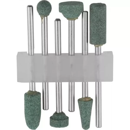 Набор STAYER: Насадки шлифовальные абразивные с оправкой, карбид кремния, 6шт 29921-H6 купить в Нижневартовске