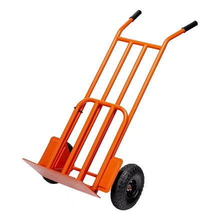 Тележка ручная 2-х колесная Сибртех 69302, усиленная, г/п 250кг, откидная платформа 530х400мм купить в Нижневартовске