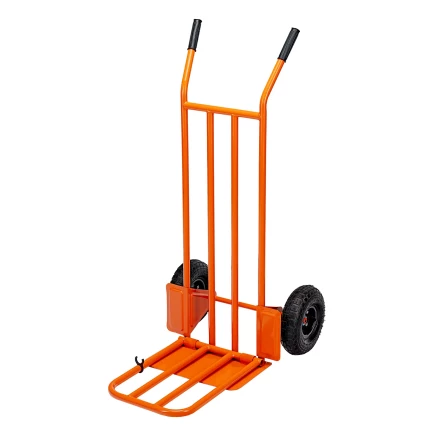 Тележка ручная 2-х колесная Сибртех 69302, усиленная, г/п 250кг, откидная платформа 530х400мм купить в Нижневартовске