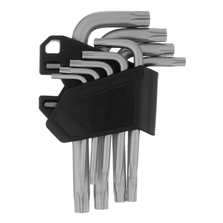 Набор ключей имбусовых Torx-Tempered, TT10-50, CrV, 9 шт. Сибртех 123707 купить в Нижневартовске