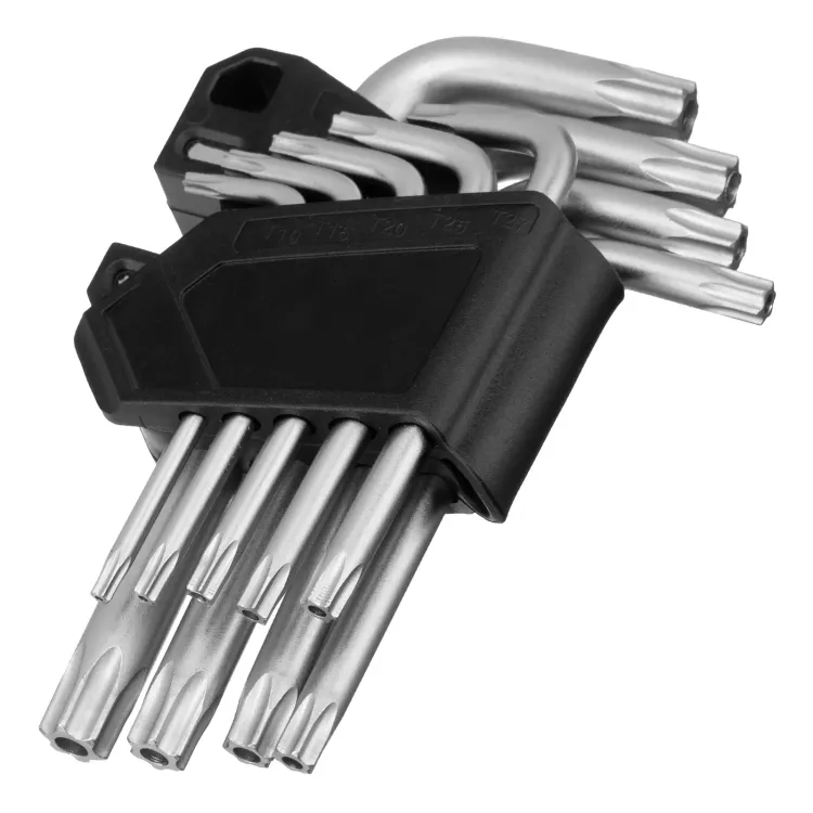 Набор ключей имбусовых Torx-Tempered, TT10-50, CrV, 9 шт. Сибртех 123707 купить в Нижневартовске