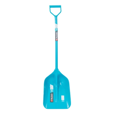 Лопата для уборки снега Palisad 61795, полипропилен, 330х490х1265 мм, цельнолитая конструкция, LUXE купить в Нижневартовске