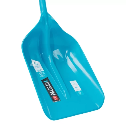 Лопата для уборки снега Palisad 61795, полипропилен, 330х490х1265 мм, цельнолитая конструкция, LUXE купить в Нижневартовске