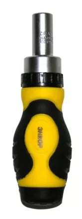 Отвертка короткая реверсивная со вставками 1/4 8 предетов Энкор 19860 купить в Нижневартовске