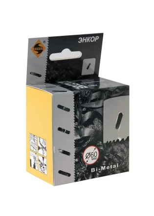 Коронка Bi-Metal Ф60 мм М3 Энкор 24160 купить в Нижневартовске
