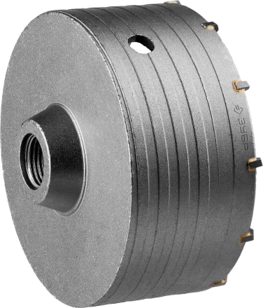 Коронка по бетону ЗУБР "ПРОФЕССИОНАЛ" без державки, 125 мм, резьбовая посадка коронки М22 29180-125 купить в Нижневартовске