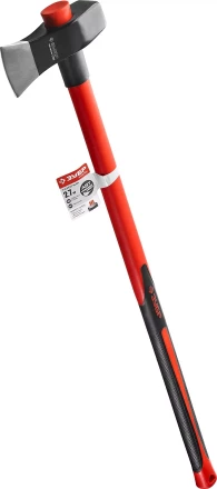 Колун ЗУБР &quot;МАСТЕР&quot; кованый с двухкомпонентной фиберглассовой рукояткой, 2,7кг/900мм 20623-27 купить в Нижневартовске