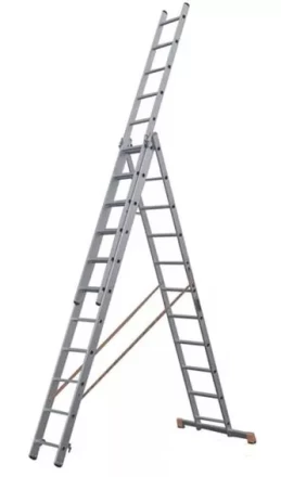 Лестница 3-х секционная алюминиевая 3*11 1013308 купить в Нижневартовске