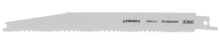 Полотно STAYER &quot;PROFI&quot; S345XF к саб эл.ножов Bi-Met,дер с гвозд,лист мет,Al проф 3-18мм,пласт,стеклопл,200/2,1-4,3мм 159451-4.3 купить в Нижневартовске