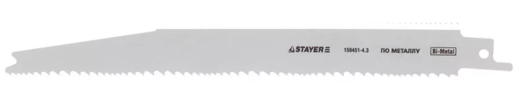 Полотно STAYER "PROFI" S345XF к саб эл.ножов Bi-Met,дер с гвозд,лист мет,Al проф 3-18мм,пласт,стеклопл,200/2,1-4,3мм 159451-4.3 купить в Нижневартовске