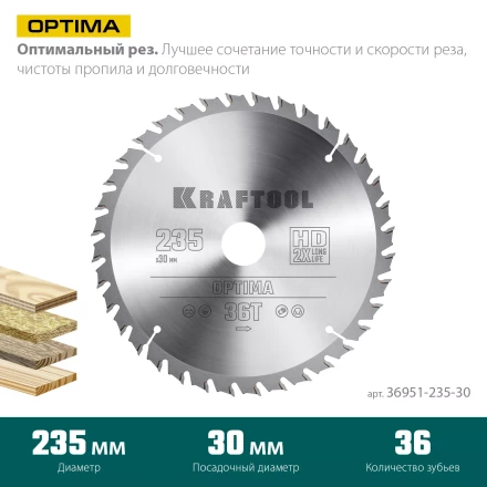 Диск пильный OPTIMA, повышенный ресурс 36951-235-30 купить в Нижневартовске