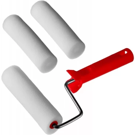 Валик "ПОРОЛОН" в наборе: 3 шубки + ручка, 140 мм, d=40 мм, MIRAX 0363-14_z01 купить в Нижневартовске