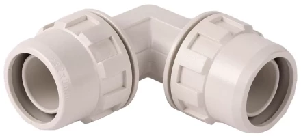 Соединитель ЗУБР "ШиреФит" угловой 90° "штуцер с гайкой - штуцер с гайкой", 26мм 51492-26 купить в Нижневартовске