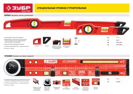Уровни-угломеры серия МАСТЕР купить в Нижневартовске