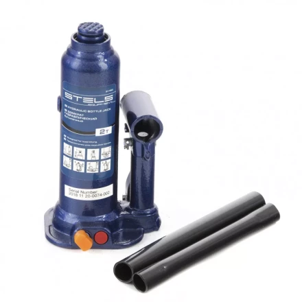 Домкрат гидравлический бутылочный 2 т h подъема 178-338 мм Stels 51160 купить в Нижневартовске