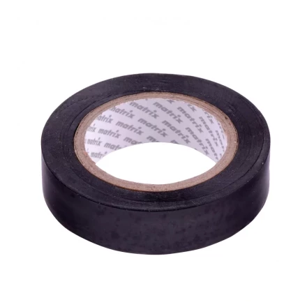 Изолента ПВХ 19 мм х 20 м черная 150 мкм Matrix 88778 купить в Нижневартовске