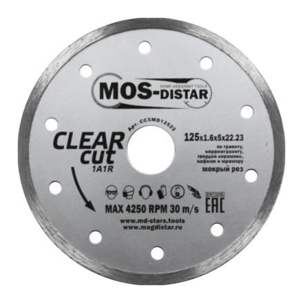 1A1R CLEAR CUT (Чистый рез) (7 mm) MOS-DISTAR 300*3,0*7*25,4 mm купить в Нижневартовске