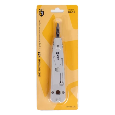 Инструмент КВТ PD-01 для заделки витой пары в кросс-панель (85736) купить в Нижневартовске