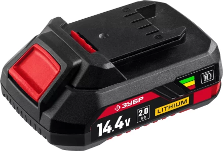 ЗУБР С1, 14.4 В, 2.0 А·ч, аккумуляторная батарея (АКБ-С1-14-2) купить в Нижневартовске