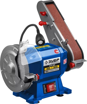 ЗУБР d 150, 50x686 мм лента, 300 Вт, заточной станок с шлифовальной лентой, Профессионал (ПТЛ-150) купить в Нижневартовске