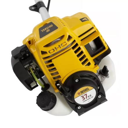 Триммер бензиновый DTL-37-4T, 4-тактный, 37 см3, неразъемная штанга, состоит из 2 частей Denzel 96267 купить в Нижневартовске