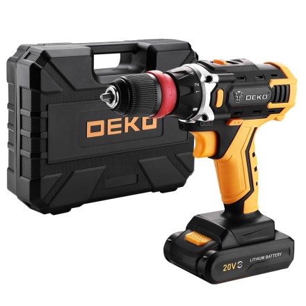 Дрель аккумуляторная DEKO DKCD20FU-Li SET3, 063-4177, со съемным патроном купить в Нижневартовске