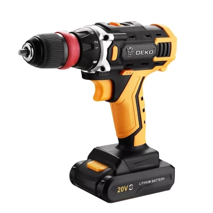 Дрель аккумуляторная DEKO DKCD20FU-Li SET3, 063-4177, со съемным патроном купить в Нижневартовске