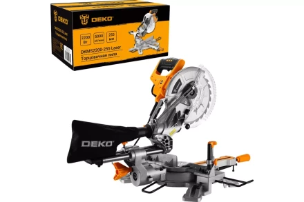 Пила торцовочная DEKO DKMS2200-255 Laser, 063-4218 купить в Нижневартовске