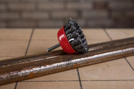 Кордщетка HAMMER чаша 63мм для дрели витая сталь (207-203) купить в Нижневартовске