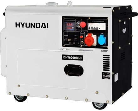 Дизельный генератор Hyundai DHY 6000SE-3 купить в Нижневартовске
