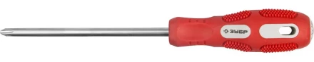 Отвертка ЗУБР "ПРОФИ" хромованадиевая сталь, двухкомпонентная рукоятка, магнит наконечник, PH2x150мм 25232-2-150_z01 купить в Нижневартовске