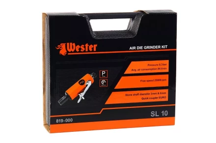 Пневматическая мини-дрель WESTER SL-10 (набор) пневматический купить в Нижневартовске