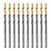 Сверло по металлу, 3,8 мм, HSS-Tin, Golden Tip, 10 шт. Denzel 717208 купить в Нижневартовске