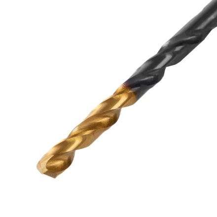 Сверло по металлу, 3,8 мм, HSS-Tin, Golden Tip, 10 шт. Denzel 717208 купить в Нижневартовске