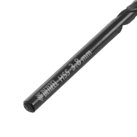 Сверло по металлу, 3,8 мм, HSS-Tin, Golden Tip, 10 шт. Denzel 717208 купить в Нижневартовске