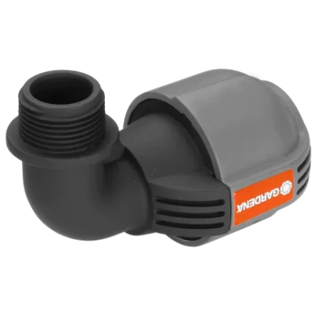 Соединитель L-образный 25 мм x 3/4”-наружная резьба GARDENA купить в Нижневартовске