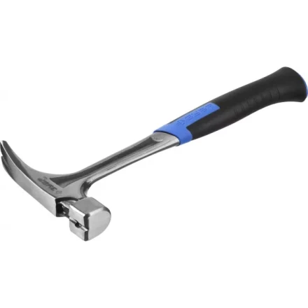 Молоток-гвоздодер ЗУБР "ПРОФЕССИОНАЛ" цельнокованый с магнитом и двухкомпонентной рукояткой, 580г 20258-580 купить в Нижневартовске