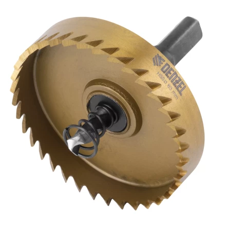 Коронка по металлу HSS, 63 мм, нитридтитановое покрытие Denzel 724120 купить в Нижневартовске