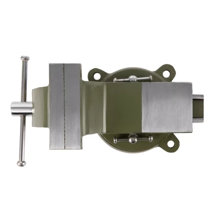 Тиски слесарные Сибртех 18618, 100 мм, стальные, поворотные купить в Нижневартовске