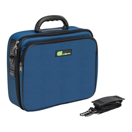 Кейс монтера Сибртех 90236, 365х300х110 мм, 10 карманов, наплечный ремень купить в Нижневартовске