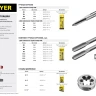 Комплект метчиков STAYER "MASTER", сталь 9ХС, М6х1,0, 2 шт 28025-06-1.0-H2 купить в Нижневартовске