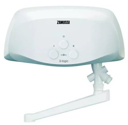 Водонагреватель проточный ZANUSSI 3-logic 3.5 T кран купить в Нижневартовске