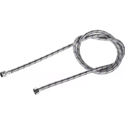 Подводка гибкая ЗУБР для воды, оплетка из нержавеющей стали, г/ш 1/2&quot; - 1,8м 51005-G/S-180
