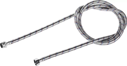 Подводка гибкая ЗУБР для воды, оплетка из нержавеющей стали, г/ш 1/2" - 1,8м 51005-G/S-180 купить в Нижневартовске