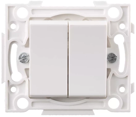 Выключатель СВЕТОЗАР двойной SV-55230-2 купить в Нижневартовске